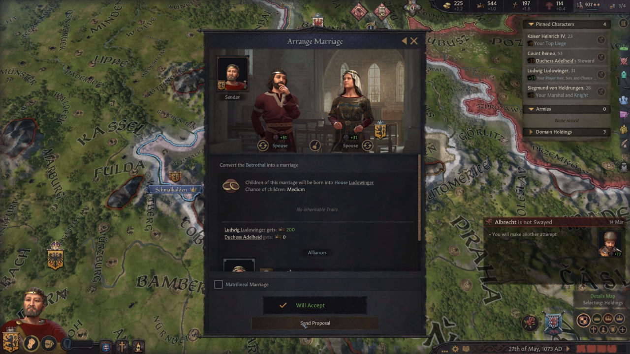 Ludwig the Younger Weds